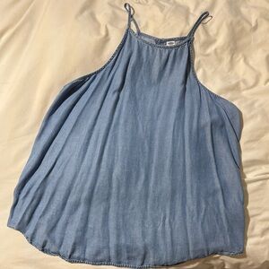 Old Navy Light Blue Denim Camisole